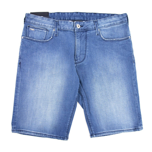 Armani Jeans Denim Shorts Denim Mid Blue 0942