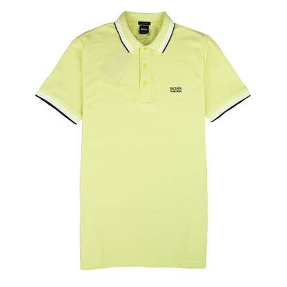 Hugo Boss Paddy Short Sleeve Polo Shirt Yellow