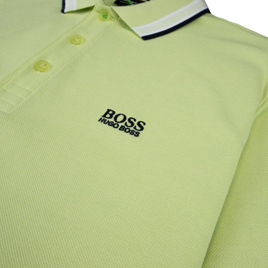 Hugo Boss Paddy Short Sleeve Polo Shirt Yellow