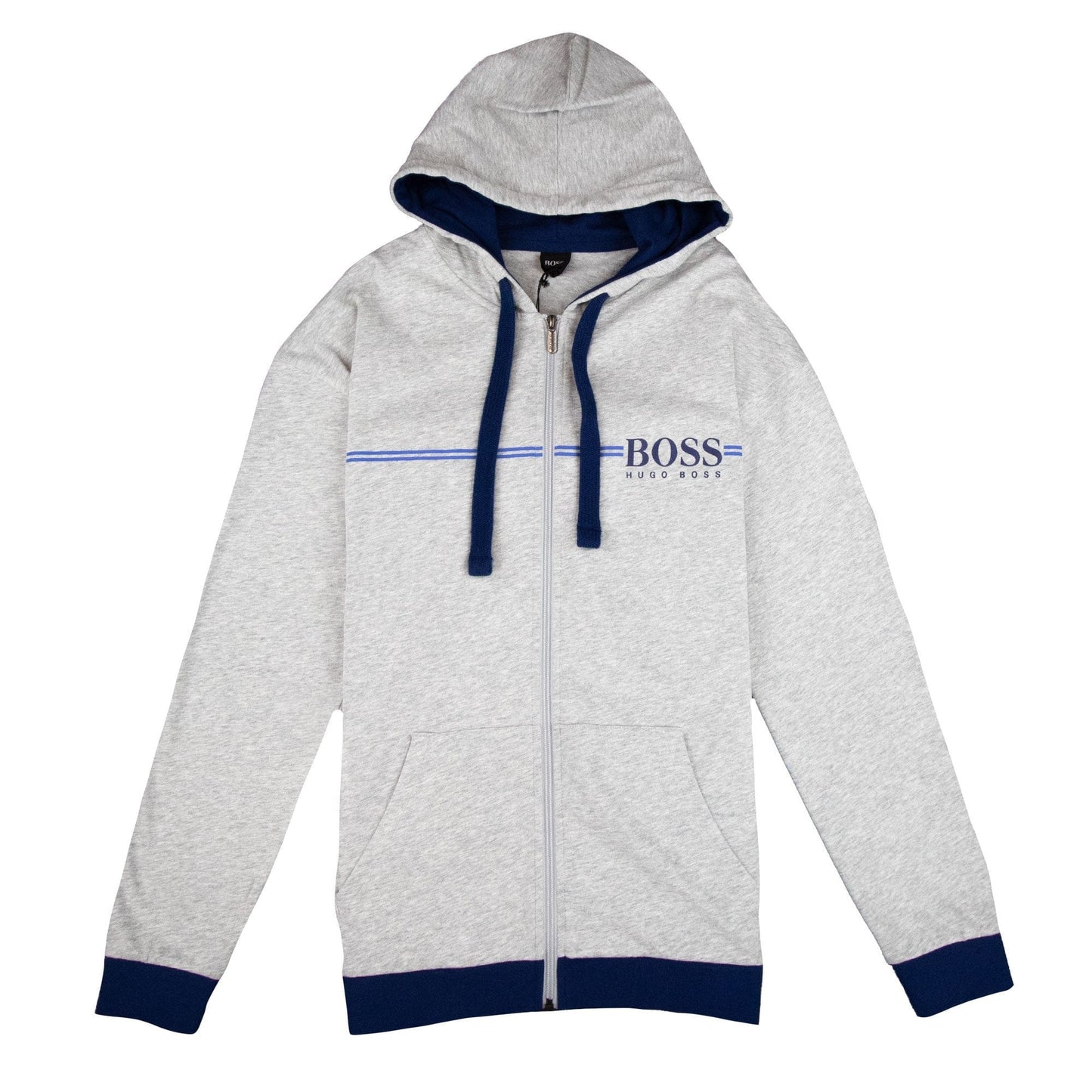 Hugo Boss Authentic Hooded Jacket Grey/Blue
