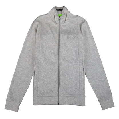 Hugo Boss Hugo Boss Full Zip Funnel Cardigan Neck Grey