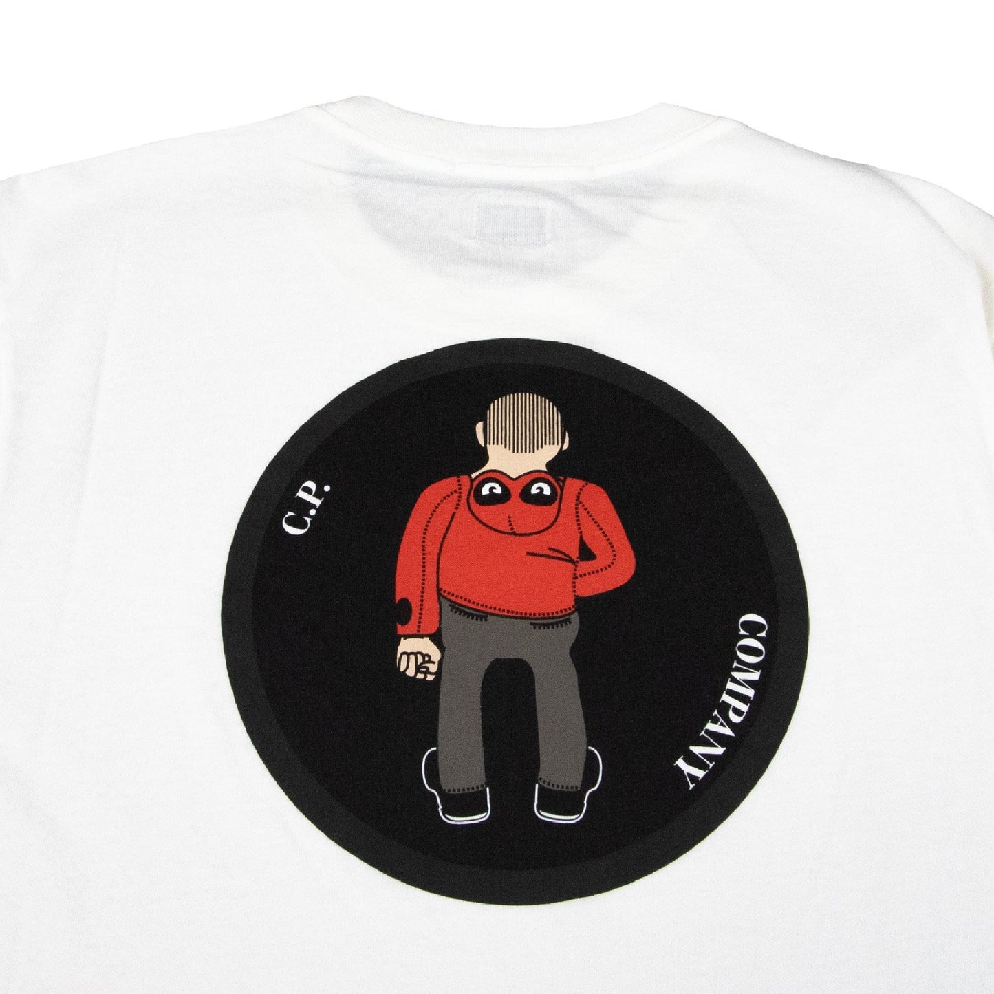 CP Company Cartoon Back Print T-shirt White 103