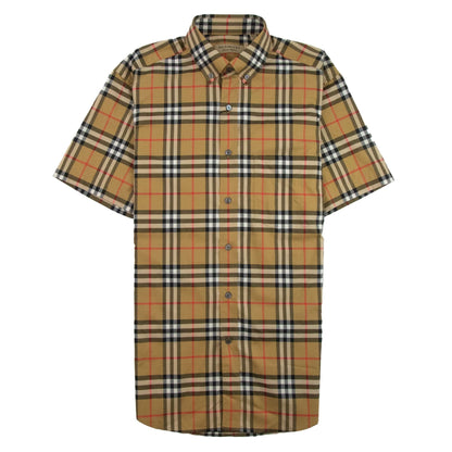 Burberry Jameson Short Sleeve Shirt Antique Yellow