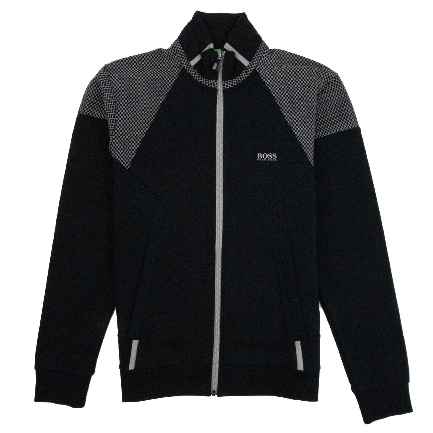 Hugo Boss Skaz 1 Honeycomb Funnel Neck Black/Grey