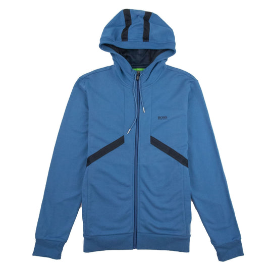 Hugo Boss Saggy 1 Mesh Hoodie Sky Blue