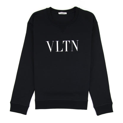 Valentino Vltn Crewneck Sweatshirt Black