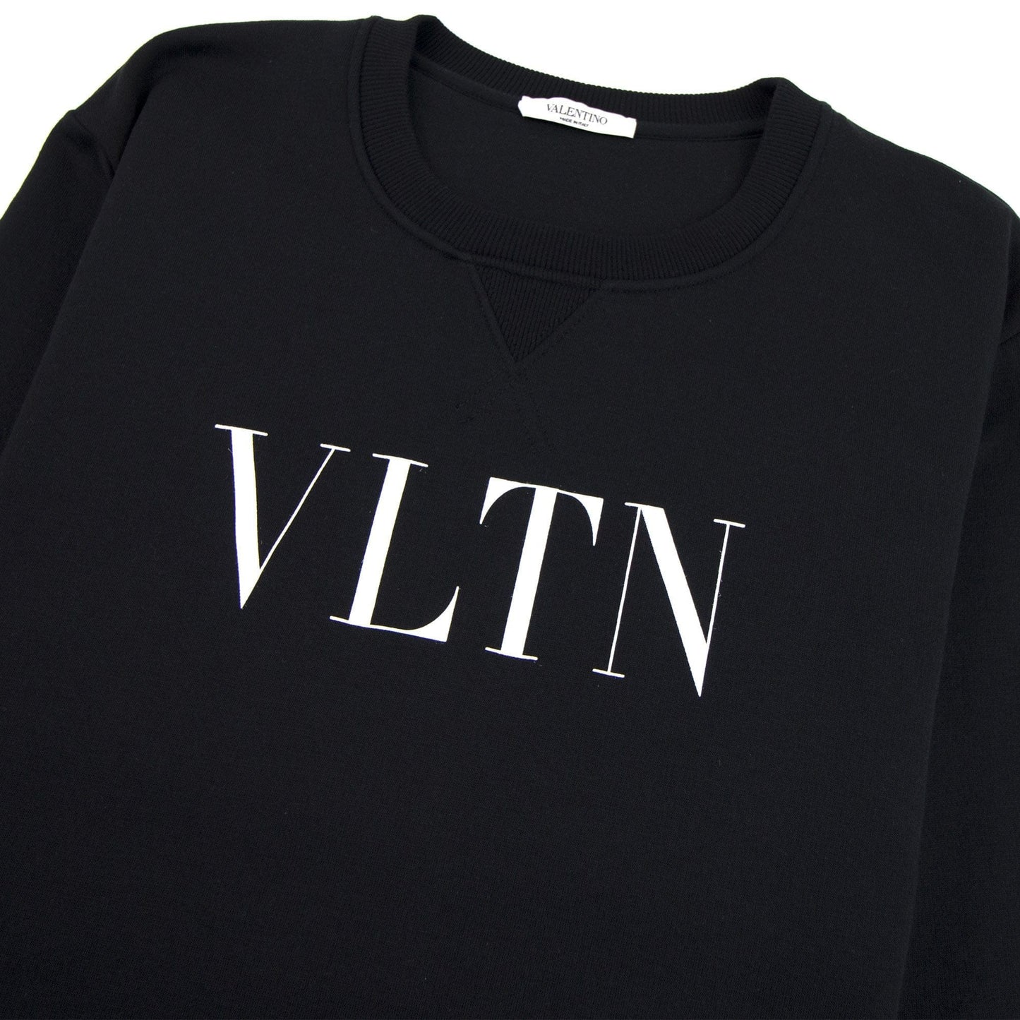 Valentino Vltn Crewneck Sweatshirt Black