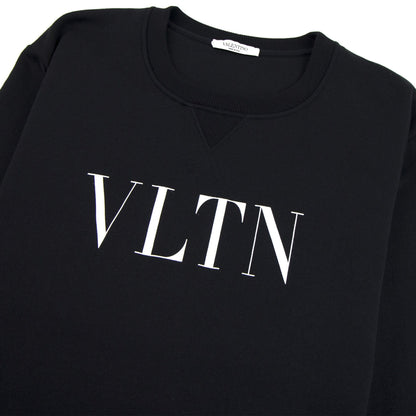 Valentino Vltn Crewneck Sweatshirt Black