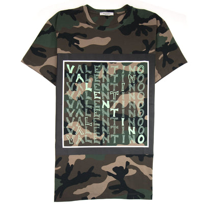 Valentino V For Valentino T-Shirt Camo