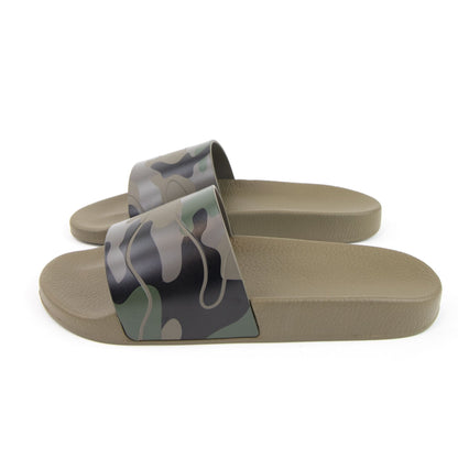 Valentino Camouflage-print rubber pool slides