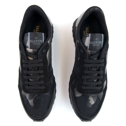 Valentino Camo Rockrunner Sneaker Bronze