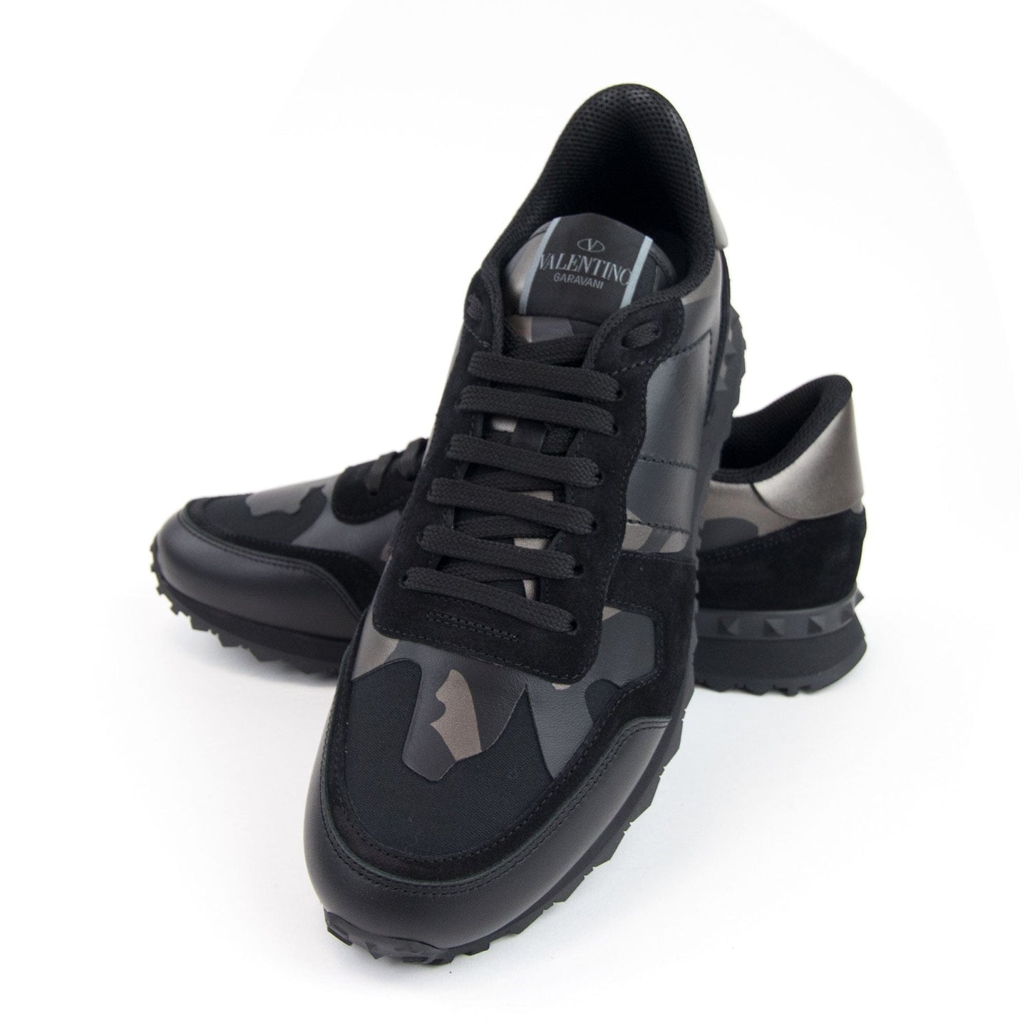 Valentino Camo Rockrunner Sneaker Bronze