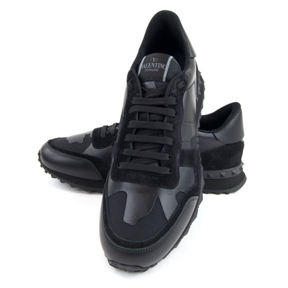 Valentino Camo Rockrunner Sneaker Black 0NO