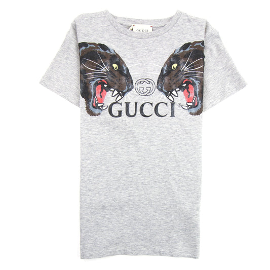 Gucci Junior Panthers T-Shirt Grey 1151