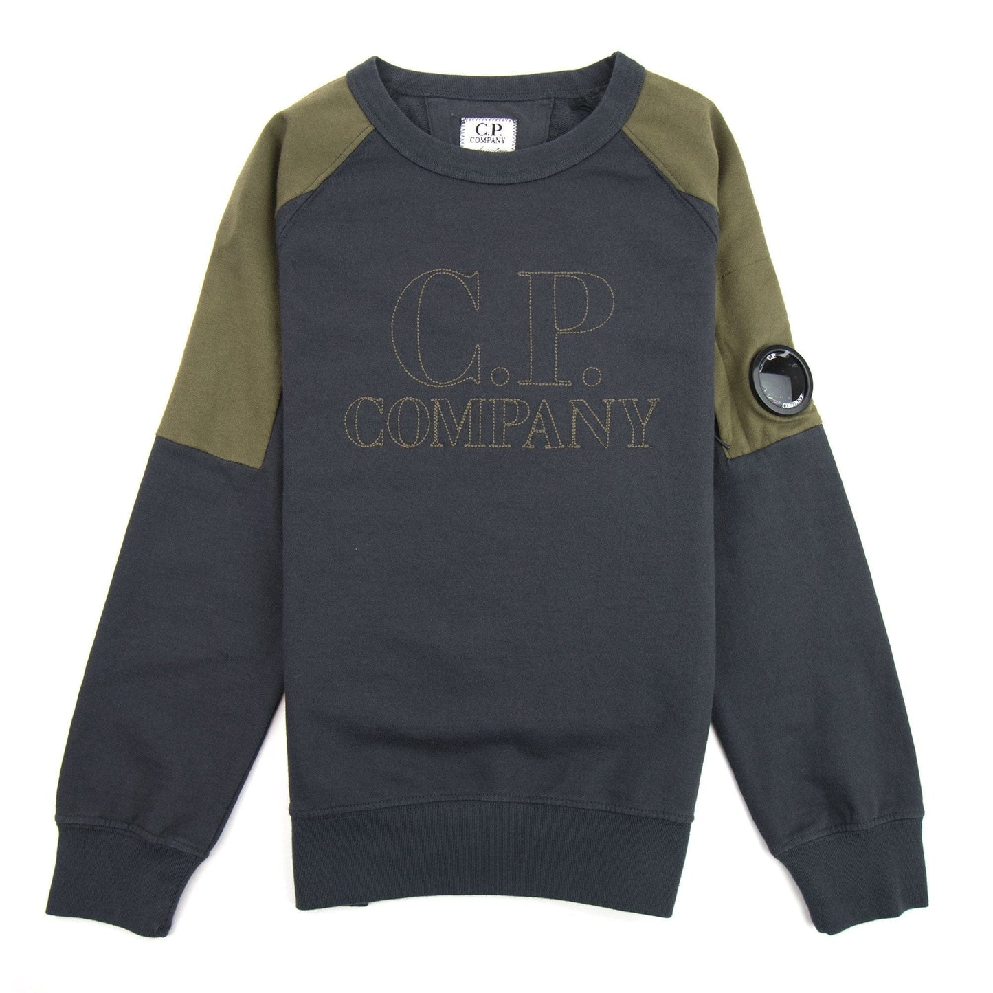 CP Company Undersixteen Embroidered Lens Sweatshirt Charcoal 985