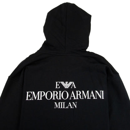 Emporio Armani Front Pocket Zip Up Hoody Nero 0999