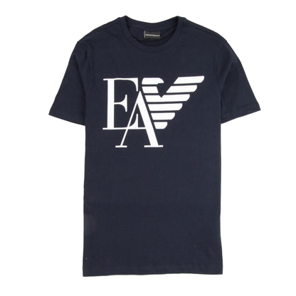 Armani Jeans EA Eagle Print Logo T-shirt Blue Navy 0922