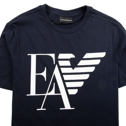 Armani Jeans EA Eagle Print Logo T-shirt Blue Navy 0922