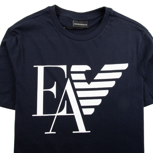Armani Jeans EA Eagle Print Logo T-shirt Blue Navy 0922
