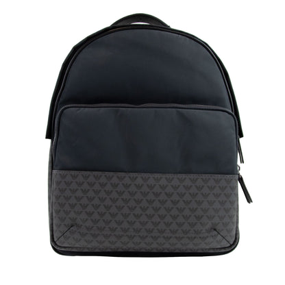 Emporio Armani All Over Print Backpack Navy/Black