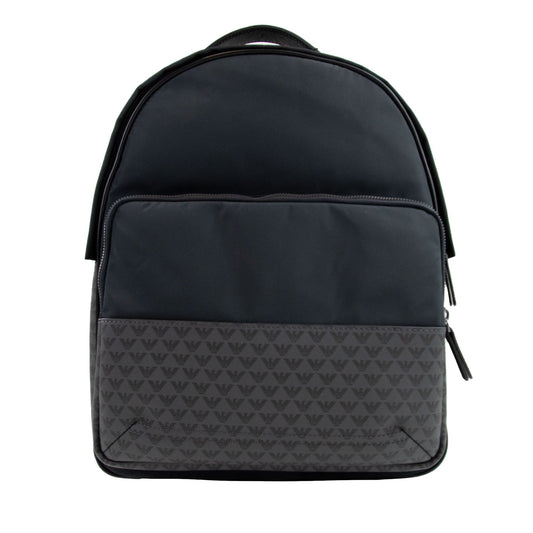 Emporio Armani All Over Print Backpack Navy/Black