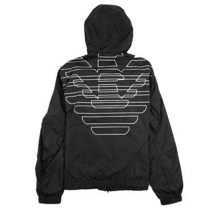Emporio Armani Reversible Large Logo Jacket Nero/Bianco