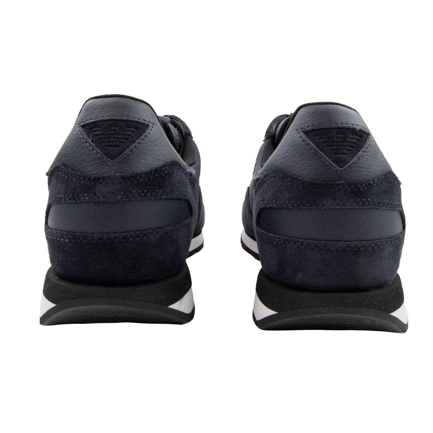 Emporio Armani Eagle Logo Running Trainer Navy
