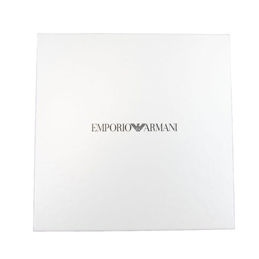 Emporio Armani Eagle Buckle Belt Dark Tan