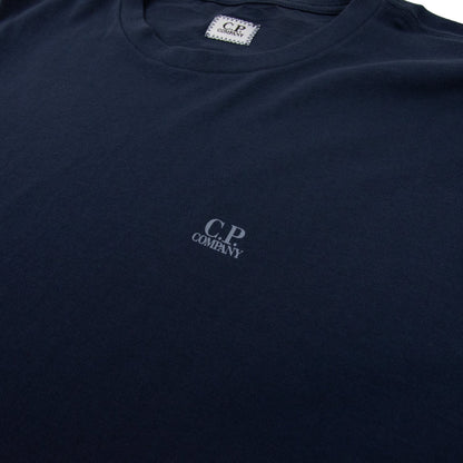 CP Company Reverse Goggle Print T-Shirt Navy 888
