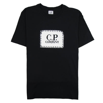 CP Company Patch Logo T-shirt Black 999