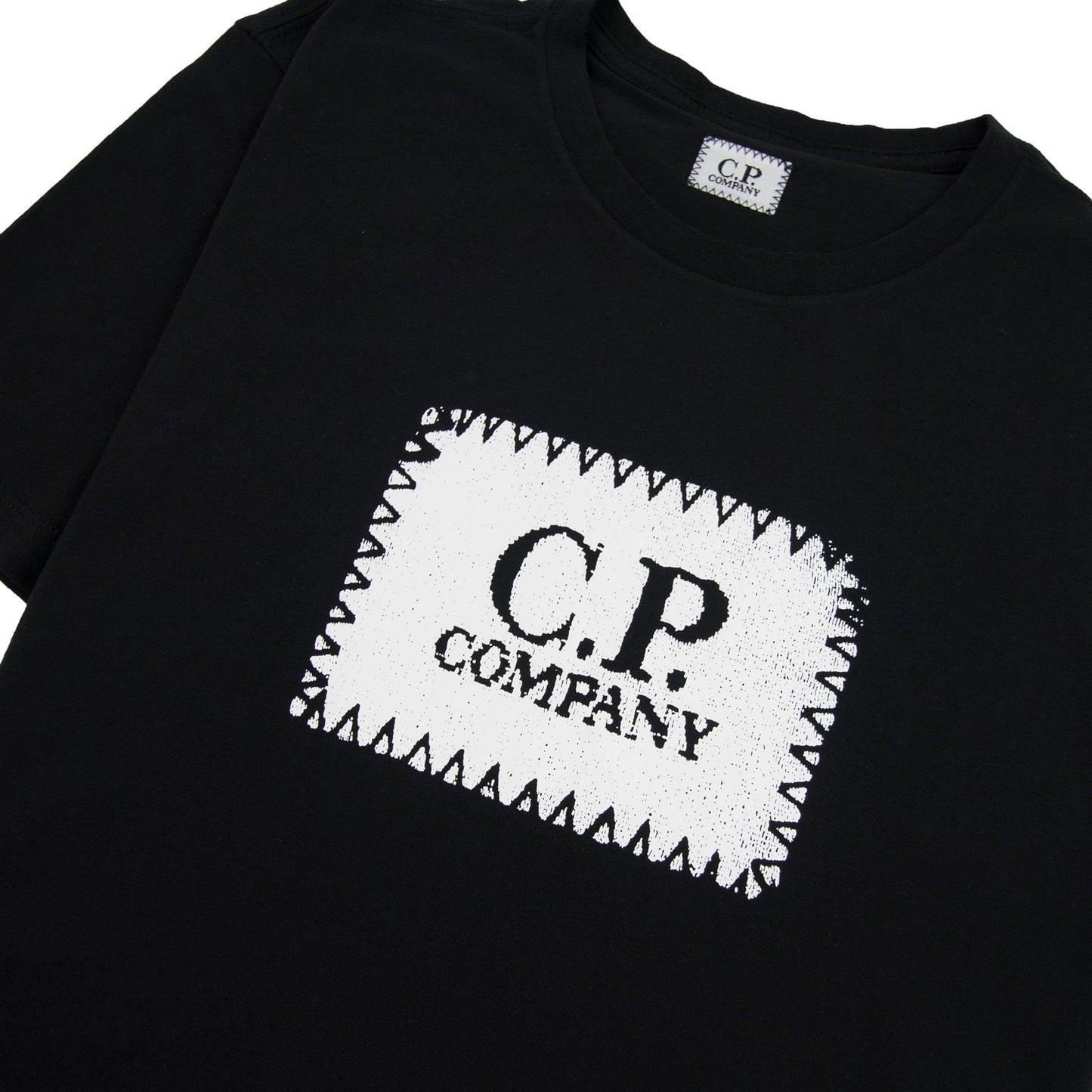 CP Company Patch Logo T-shirt Black 999