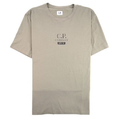 CP Company 019 Back Logo T-shirt Khaki 932