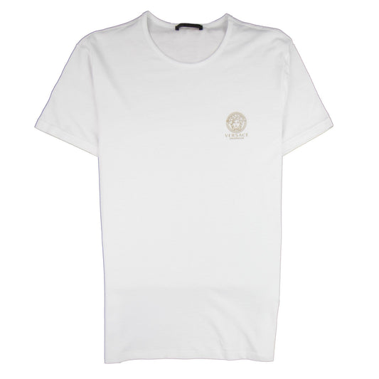 Versace Underwear Chest Logo Box Tee White