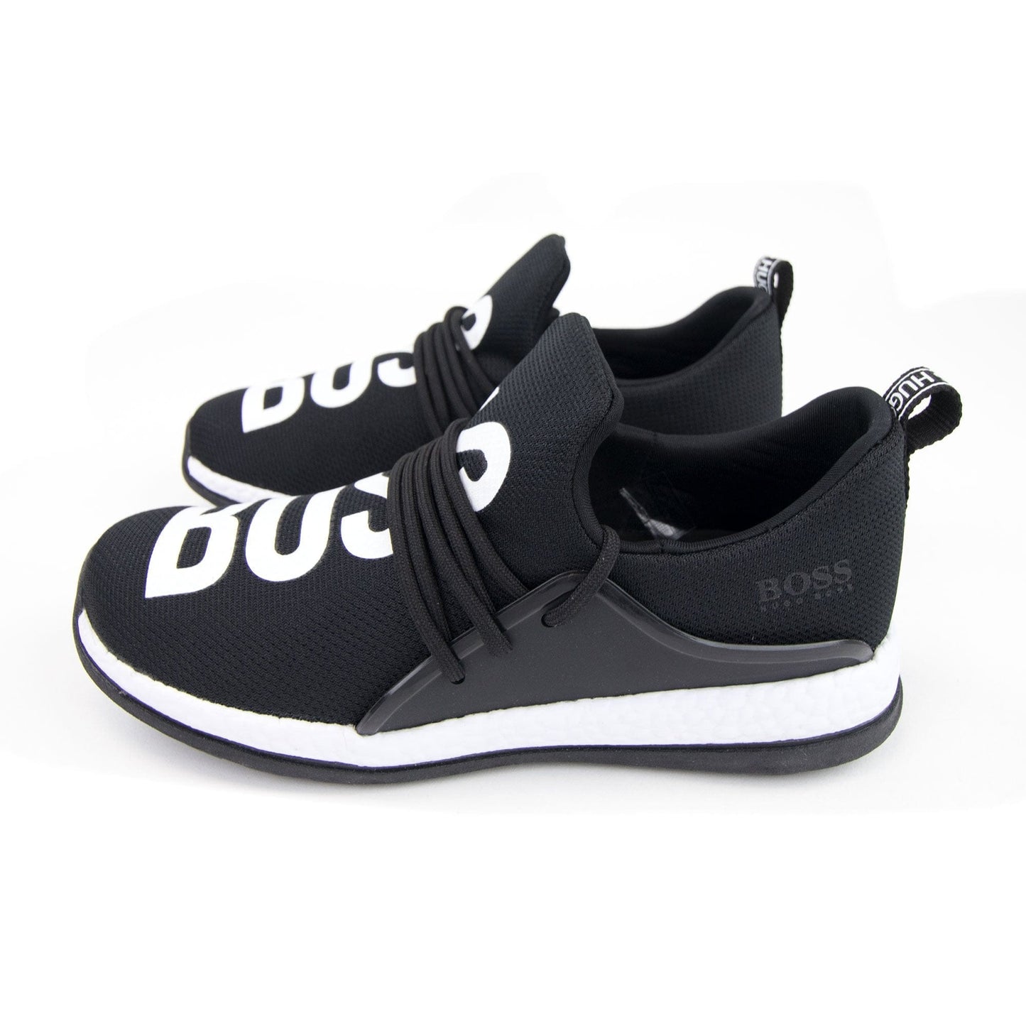 Hugo Boss Kids Large Boss Running Trainer Black/white