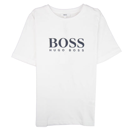 Hugo Boss Kids Small Chest Logo T-shirt White