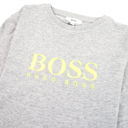 Hugo Boss Kids Small Chest Logo T-shirt Grey/lime