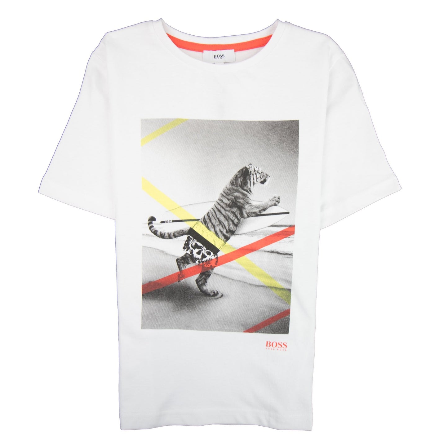 Hugo Boss Kids Tiger T-shirt White