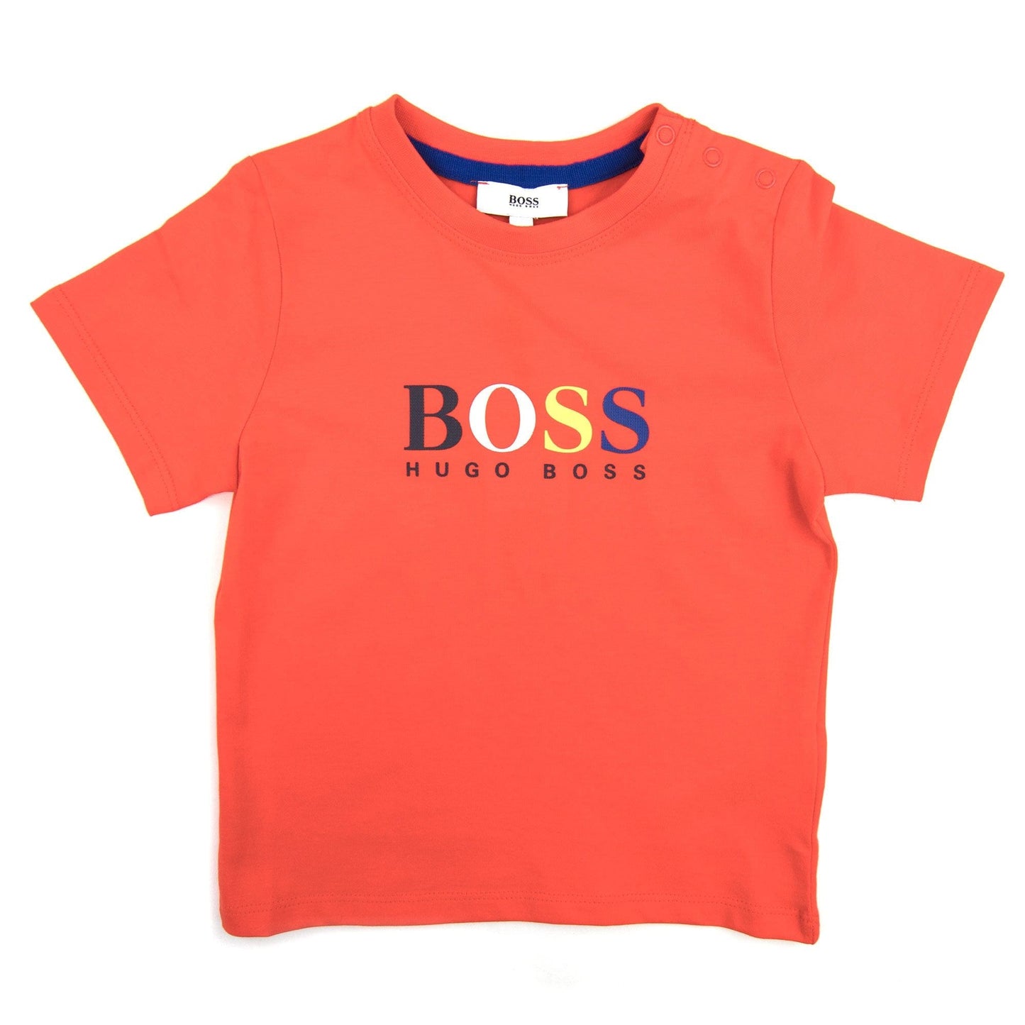 Hugo Boss Kids Multi Logo T-shirt Red