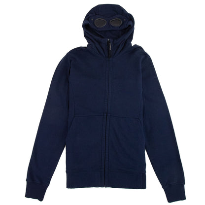 CP Company Hooded Goggle Sweatshirt Navy 887