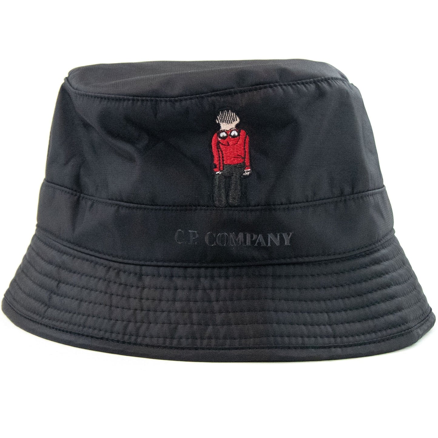 CP Company Comic And Cars Bucket Hat Black
