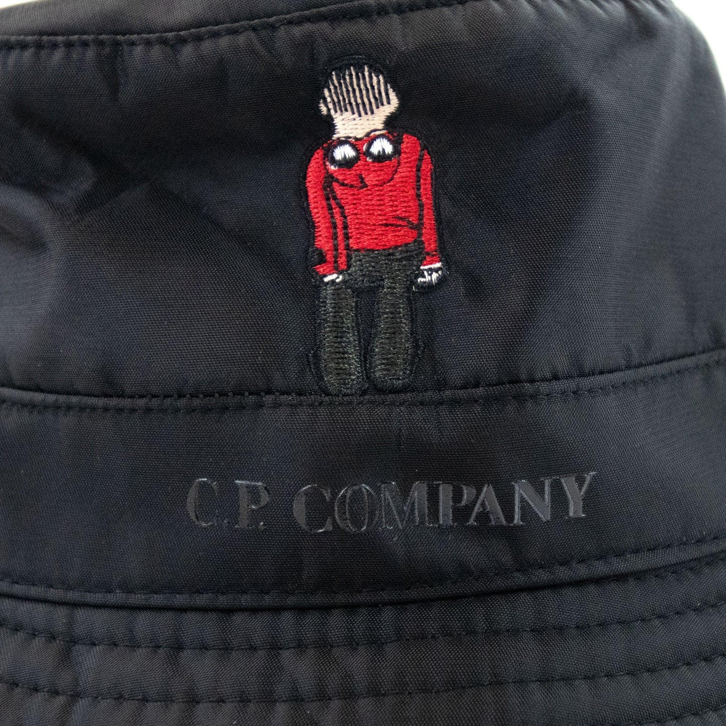 CP Company Comic And Cars Bucket Hat Black