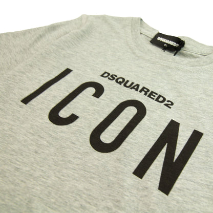Dsquared2 Kids D2 Icon Chest Logo Grey