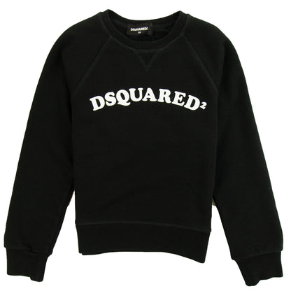 Dsquared2 Kids Arch Logo Crewneck Sweatshirt Black