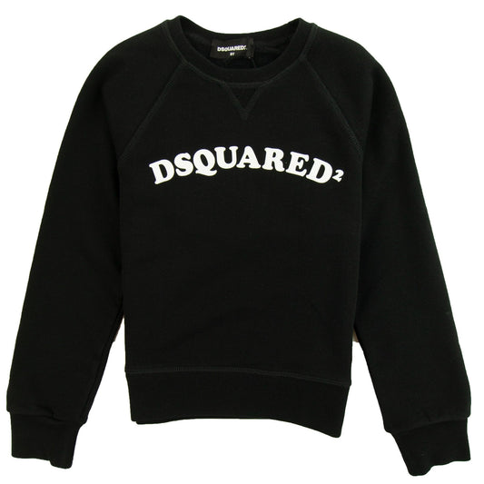 Dsquared2 Kids Arch Logo Crewneck Sweatshirt Black
