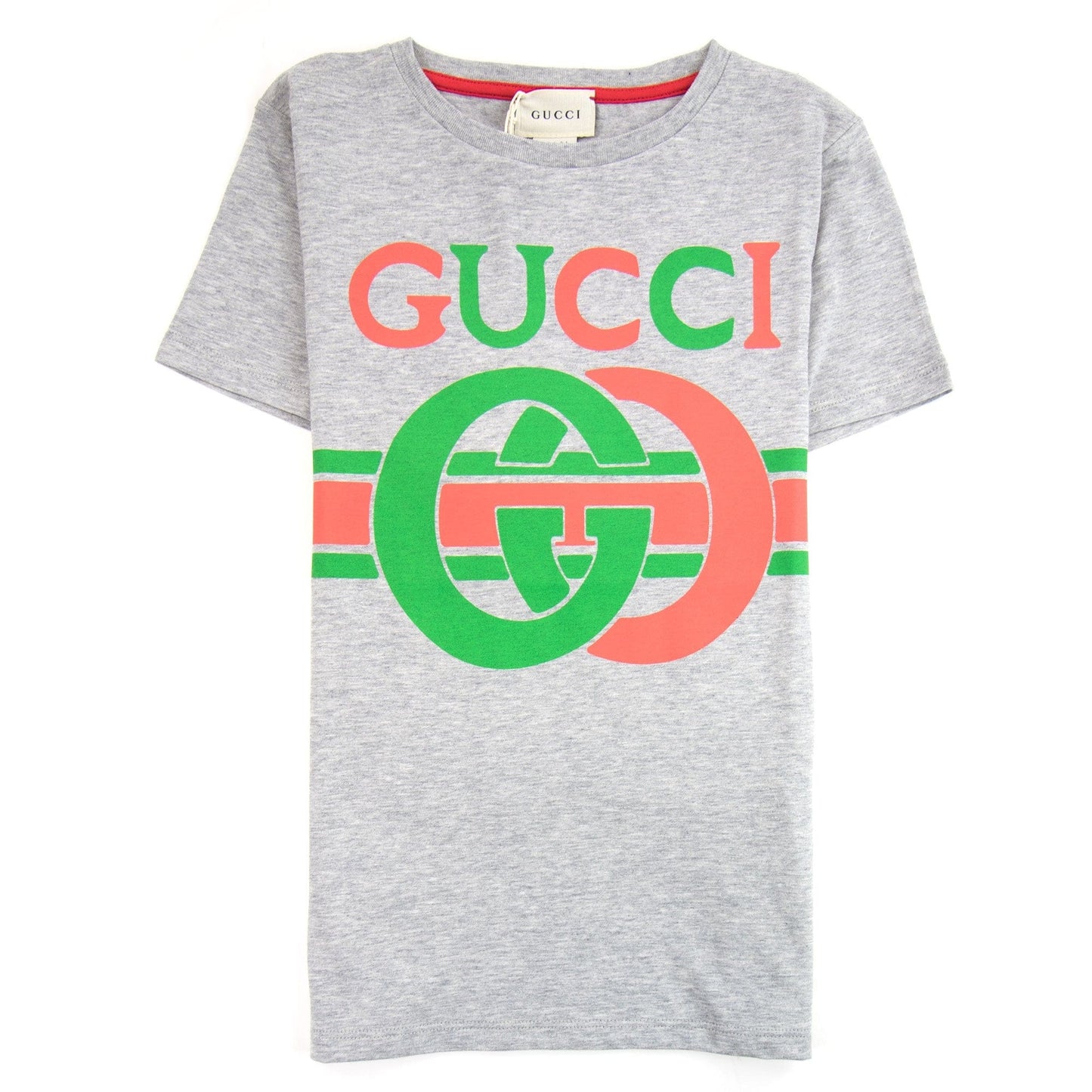 Gucci Junior Interlocking G T-shirt Grey