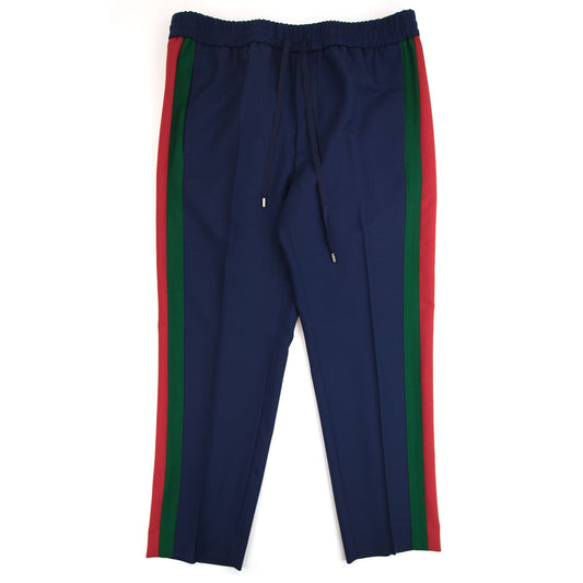 Gucci Side Striped Trouser Navy
