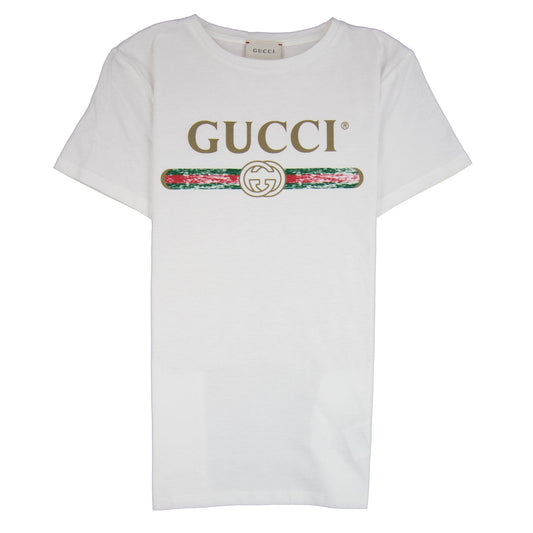 Gucci Junior Logo T-shirt White