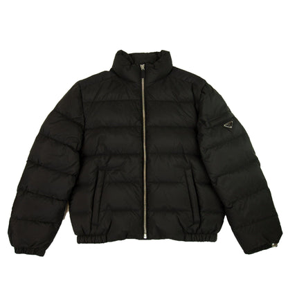 Prada Piumino Nylon Down Jacket Nero