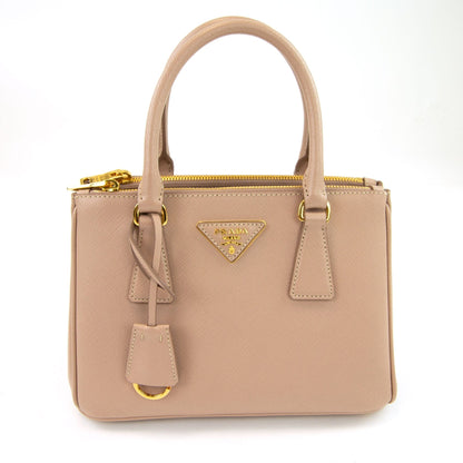 Prada Galleria Mini Saffiano Tote Bag Pink Cipria