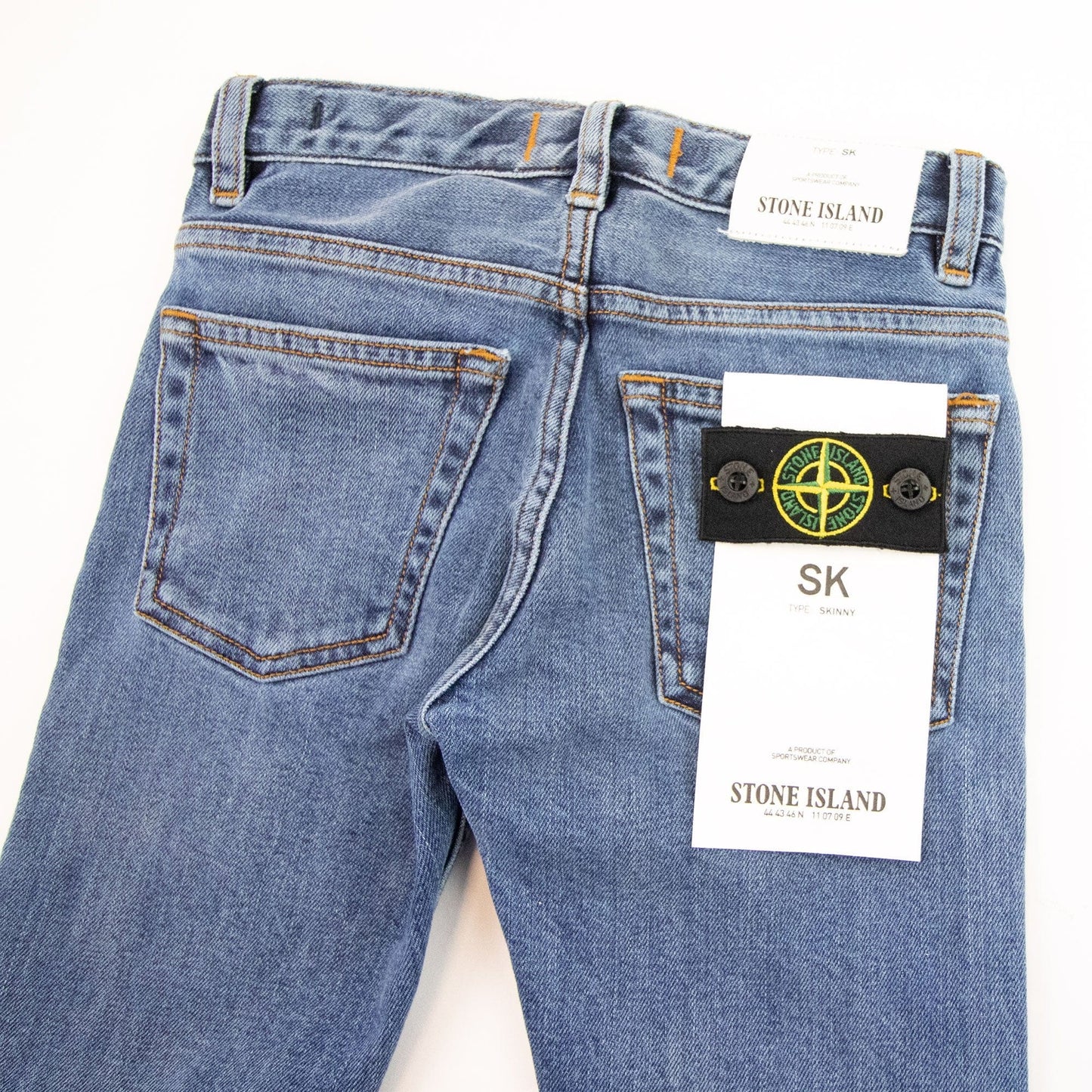Stone Island Junior Sk Used Wash Jeans Denim